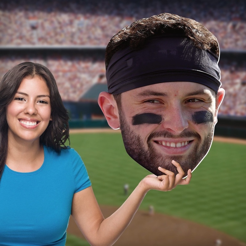 Baker Mayfield – Big Head – Official NFL – Tampa Bay Buccaneers – Foam Core Cutout