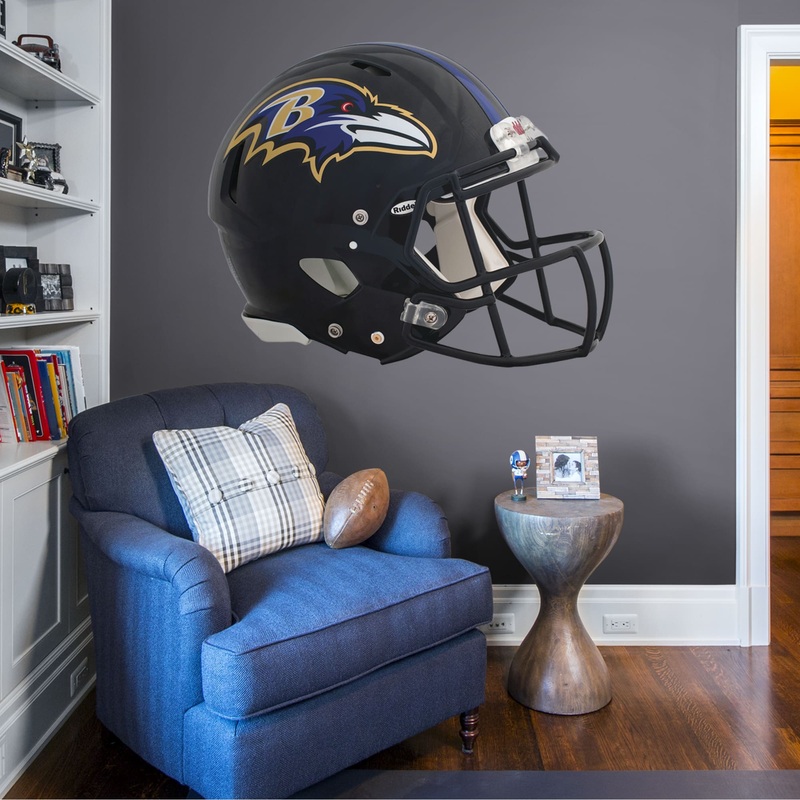 Baltimore Ravens – RealBig Helmet Collection – Official NFL – Reusable Vinyl Wall Decals #1