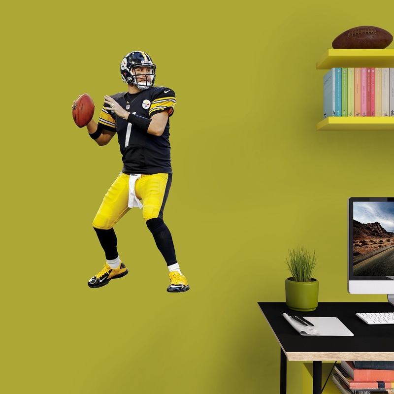 Ben Roethlisberger – RealBig Collection – Official NFL – Pittsburgh Steelers – Reusable Vinyl Wall Decals #1