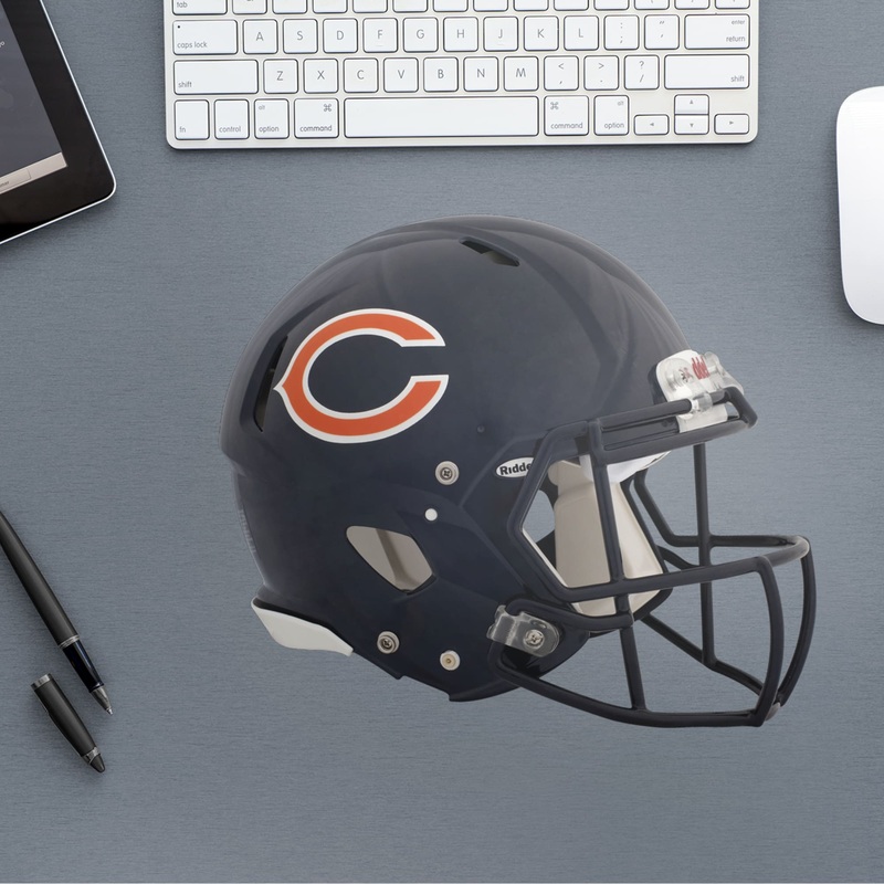 Chicago Bears – RealBig Helmet Collection – Official NFL – Reusable Vinyl Wall Decals #1
