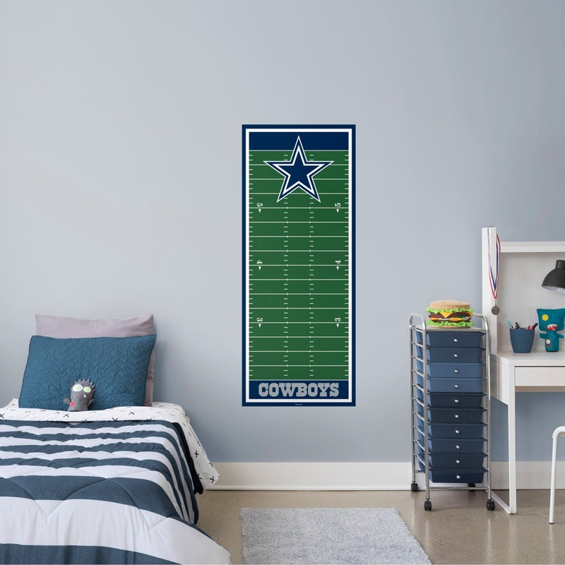 Dallas Cowboys – Growth Chart – Official NFL – Reusable Vinyl Wall Decal