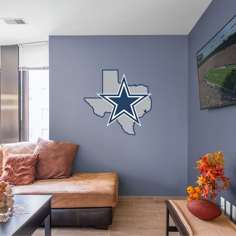 Dallas Cowboys – RealBig State of Texas Collection – Official NFL – Reusable Vinyl Wall Decals