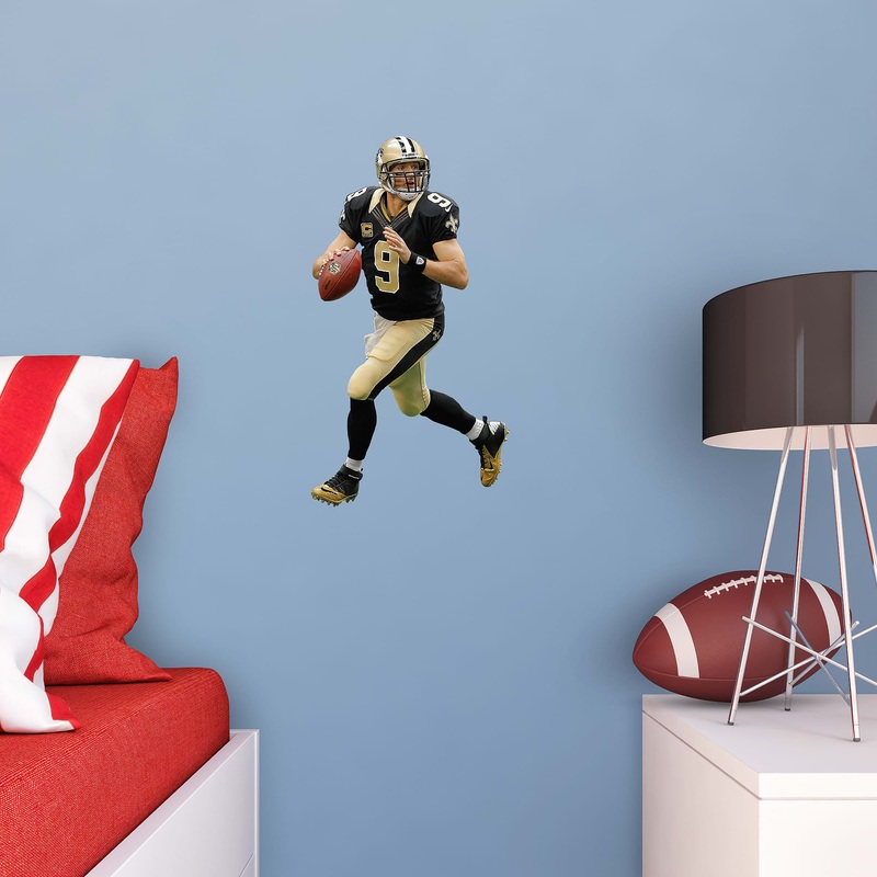 Drew Brees – RealBig Collection – Official NFL – New Orleans Saints – Reusable Vinyl Wall Decals #2