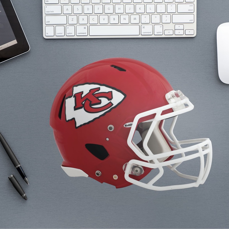 Kansas City Chiefs – RealBig Helmet Collection – Official NFL – Reusable Vinyl Wall Decals #1