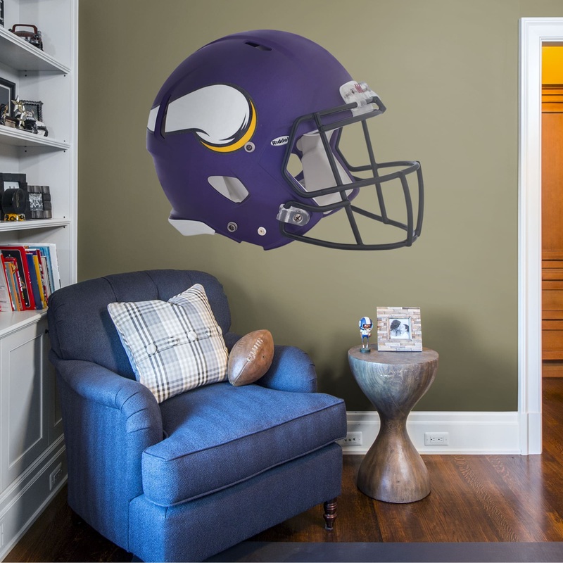 Minnesota Vikings – RealBig Helmet Collection – Official NFL – Reusable Vinyl Wall Decals #1