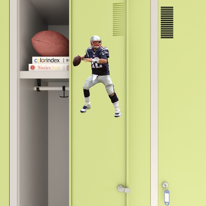 Tom Brady – RealBig Collection – Official NFL – New England Patriots – Reusable Vinyl Wall Decals #1