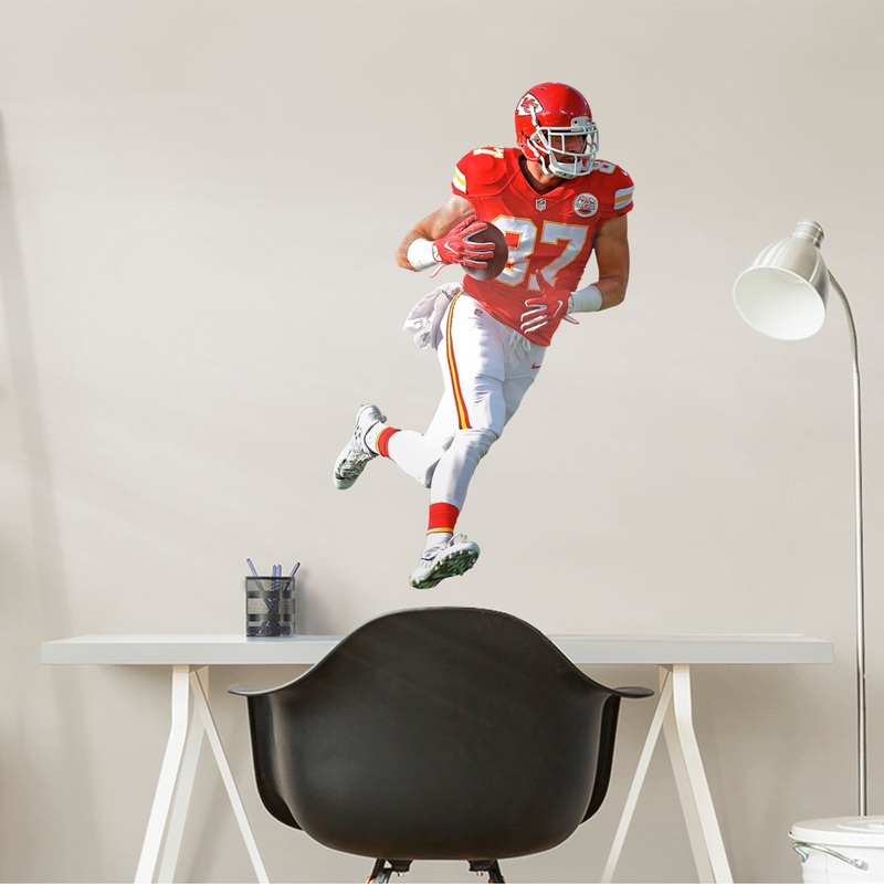 Travis Kelce – RealBig Collection – Official NFL – Kansas City Chiefs – Reusable Vinyl Wall Decals #1