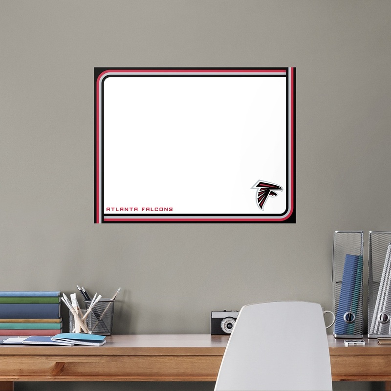 Atlanta Falcons – Dry Erase Whiteboard – Official NFL – Reusable Vinyl Wall Decal