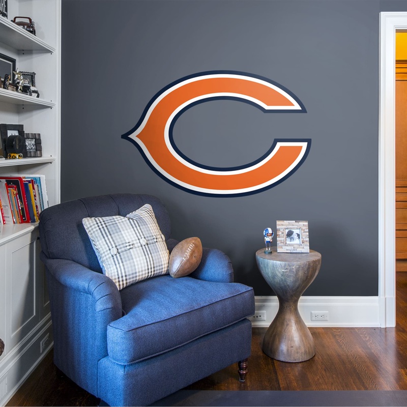 Chicago Bears – RealBig C Logo Collection – Official NFL – Reusable Vinyl Wall Decals