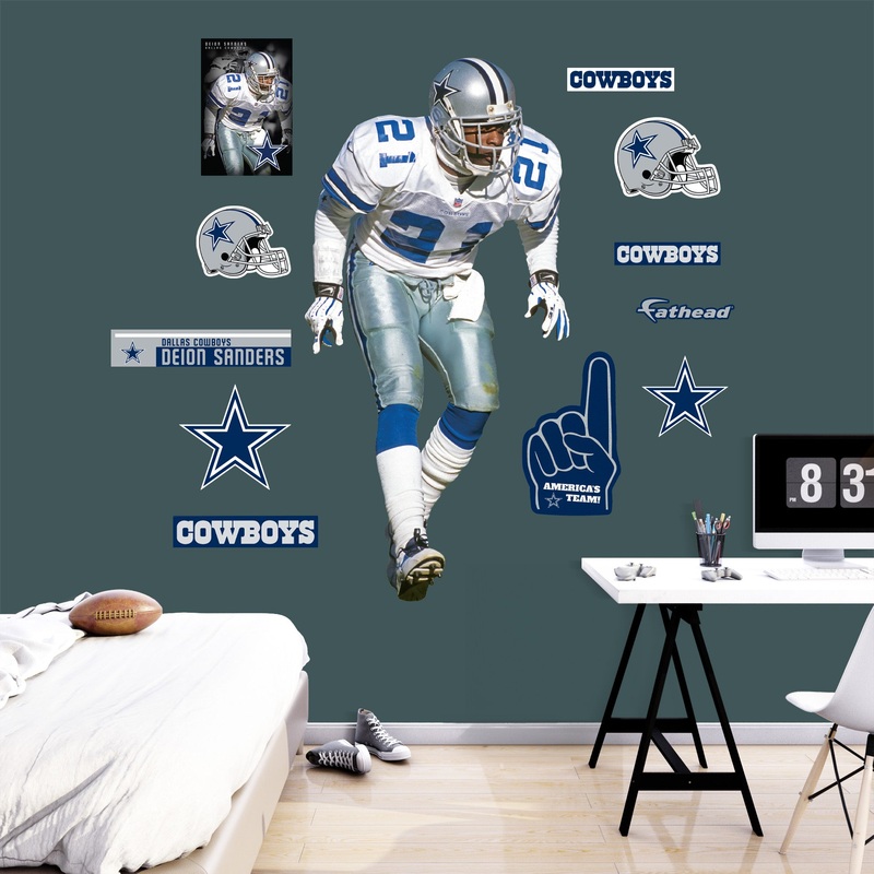 Deion Sanders – RealBig Legend Collection – Official NFL – Reusable Vinyl Wall Decals