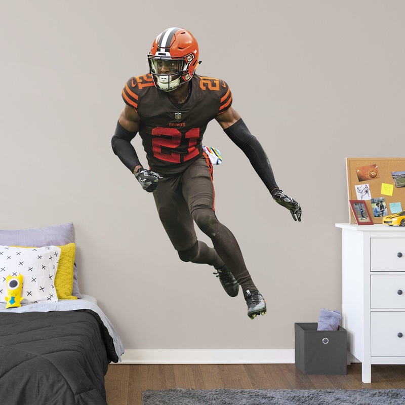 Denzel Ward – RealBig Collection – Official NFL – Cleveland Browns – Reusable Vinyl Wall Decals #1