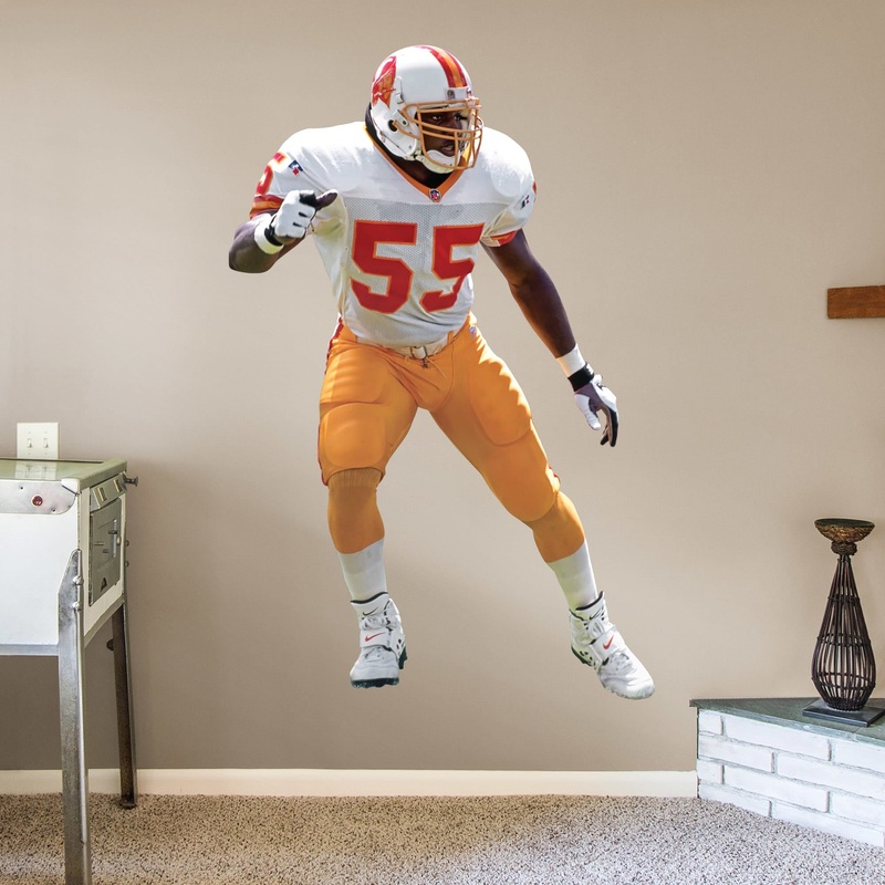Derrick Brooks – RealBig Legend Collection – Official NFL – Reusable Vinyl Wall Decals