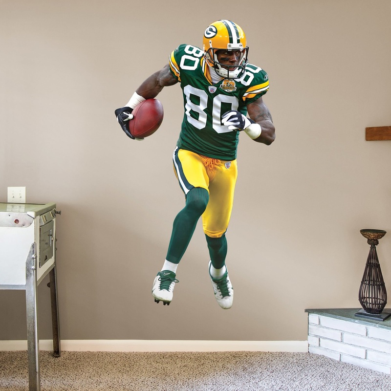 Donald Driver Legend – RealBig Collection – Official NFL – Green Bay Packers – Reusable Vinyl Wall Decals