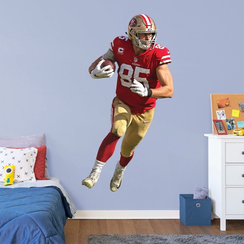 George Kittle – RealBig Collection – Official NFL – San Francisco 49ers – Reusable Vinyl Wall Decals #1