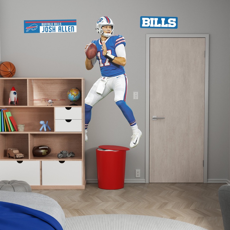 Josh Allen – RealBig Collection – Official NFL – Buffalo Bills – Reusable Vinyl Wall Decals #1