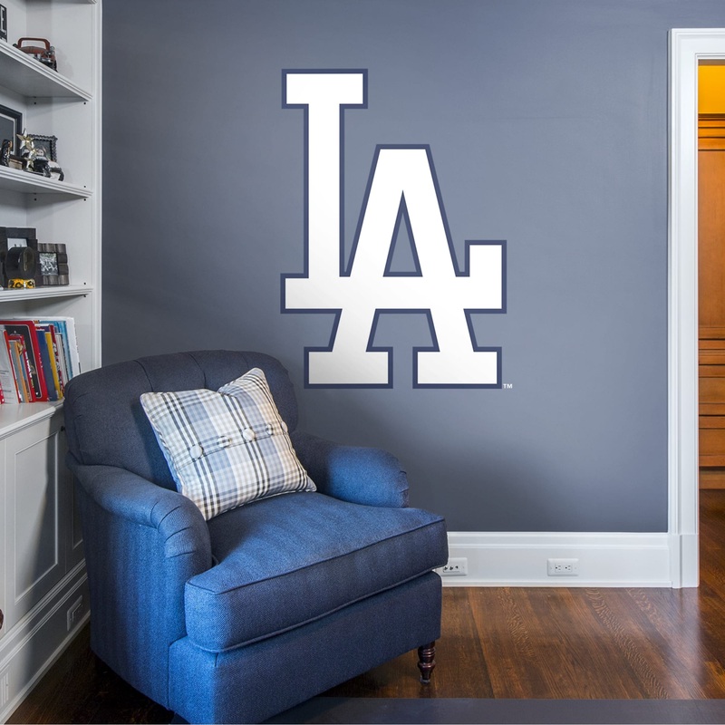 Los Angeles Dodgers – RealBig Alternate Logo Collection – Official MLB – Reusable Vinyl Wall Decals