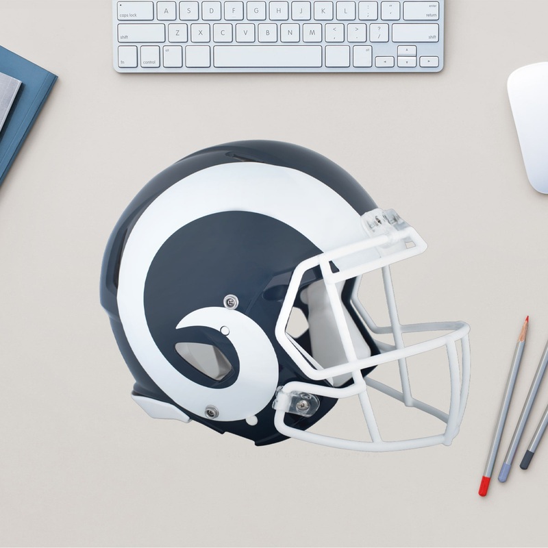 Los Angeles Rams – RealBig Helmet Collection – Official NFL – Reusable Vinyl Wall Decals #1