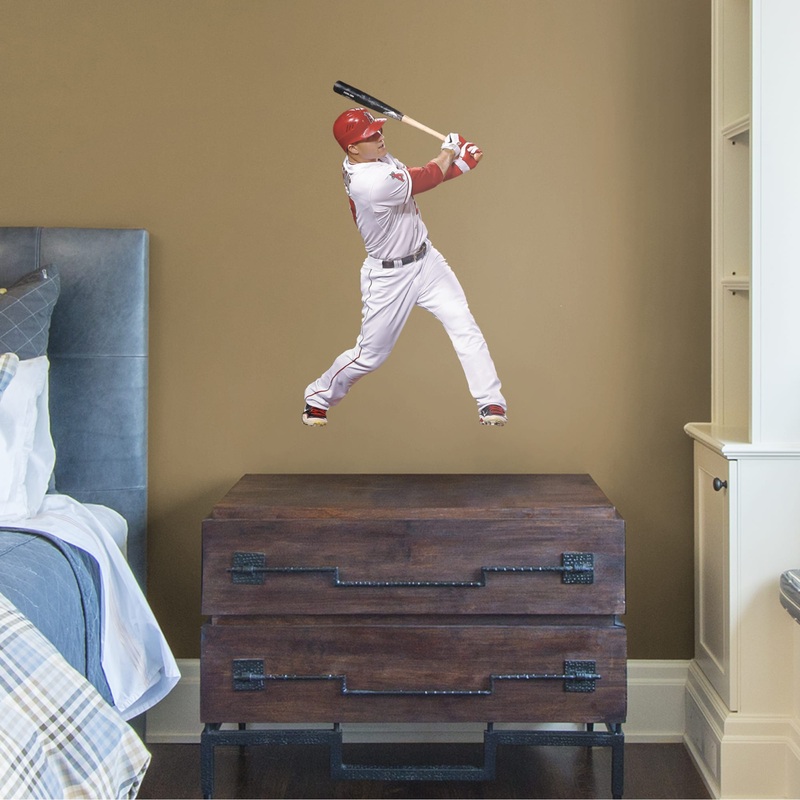 Mike Trout – RealBig Collection – Official MLB – Los Angeles Angels – Reusable Vinyl Wall Decals #1