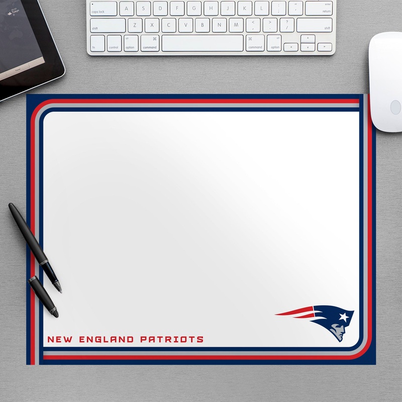 New England Patriots – Dry Erase Whiteboard – Official NFL – Reusable Vinyl Wall Decal