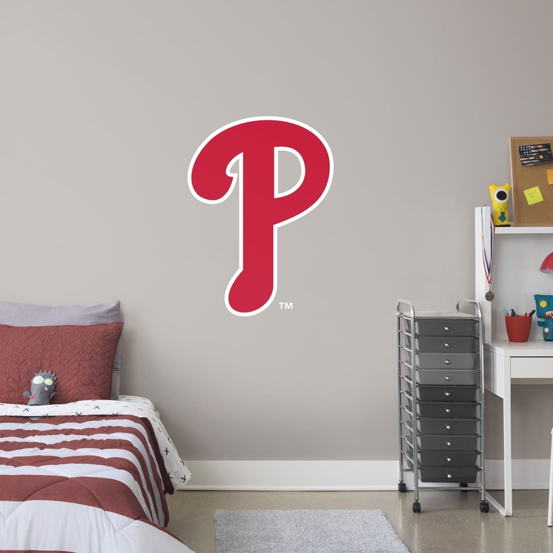 Philadelphia Phillies – RealBig Alternate Logo Collection – Official MLB – Reusable Vinyl Wall Decals