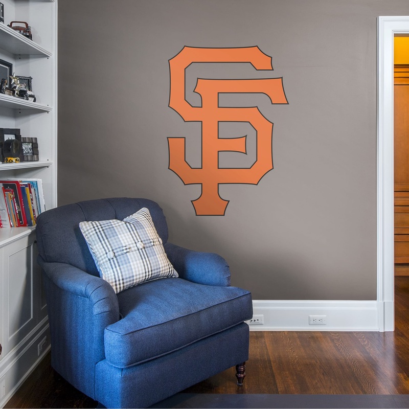San Francisco Giants – RealBig Alternate Logo Collection – Official MLB – Reusable Vinyl Wall Decals