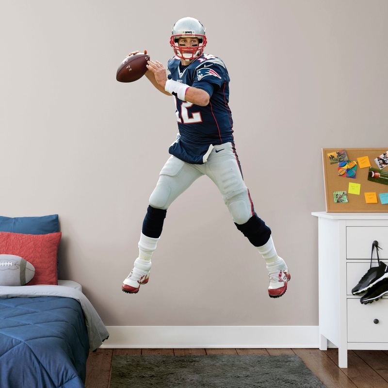 Tom Brady – RealBig Collection – Official NFL – New England Patriots – Reusable Vinyl Wall Decals #2