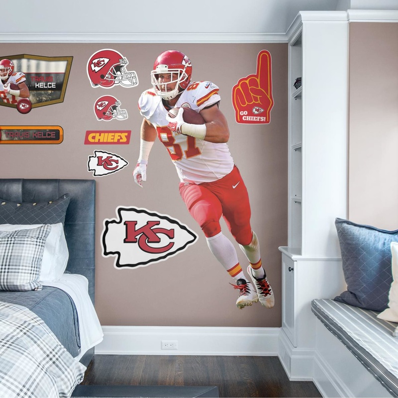 Travis Kelce – RealBig Collection – Official NFL – Kansas City Chiefs – Reusable Vinyl Wall Decals #3