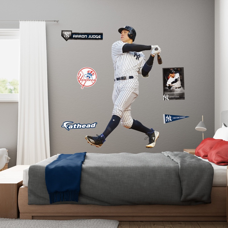 Aaron Judge – RealBig Swing Collection – Official MLB – New York Yankees – Reusable Vinyl Wall Decals