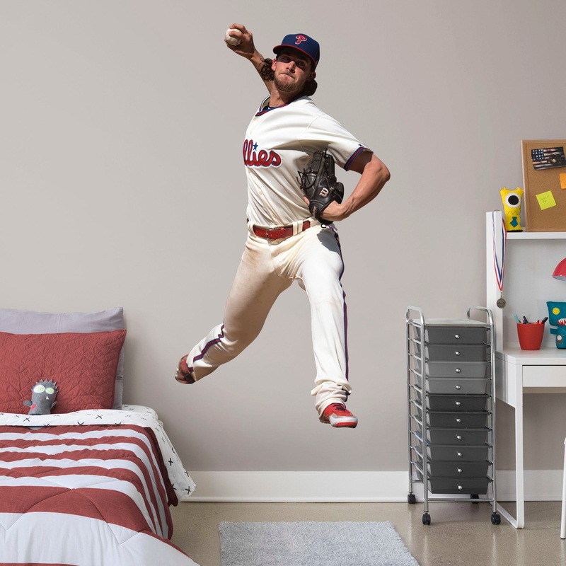 Aaron Nola – RealBig Collection – Official MLB – Philadelphia Phillies – Reusable Vinyl Wall Decals