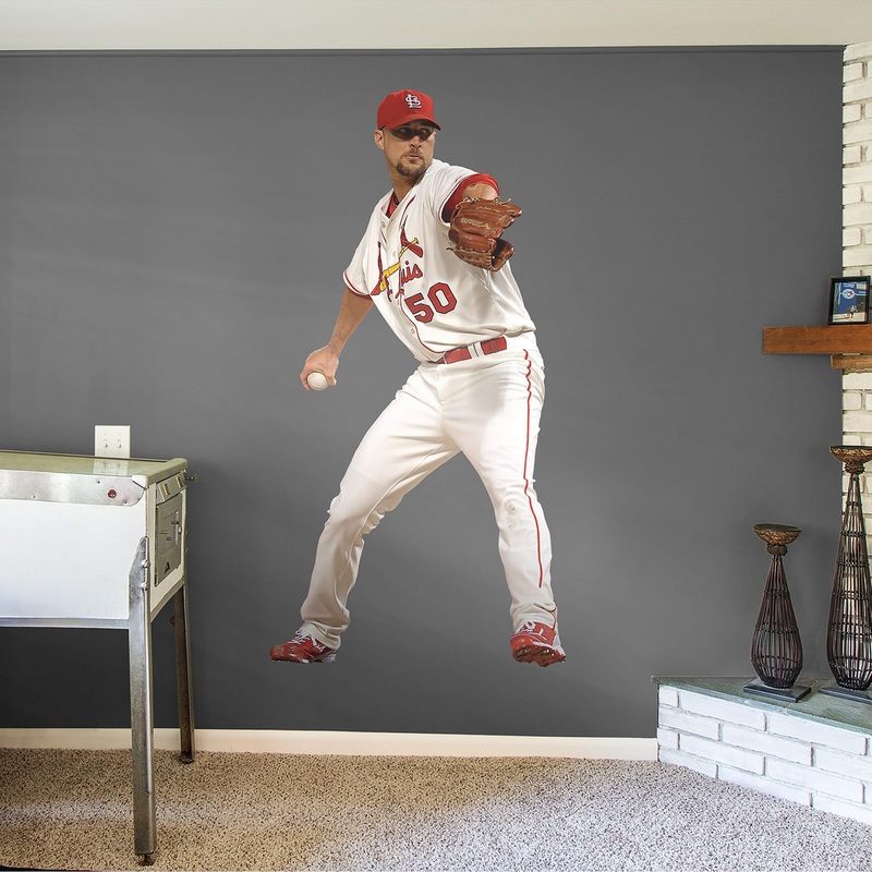 Adam Wainwright – RealBig Collection – Official MLB – St. Louis Cardinals – Reusable Vinyl Wall Decals