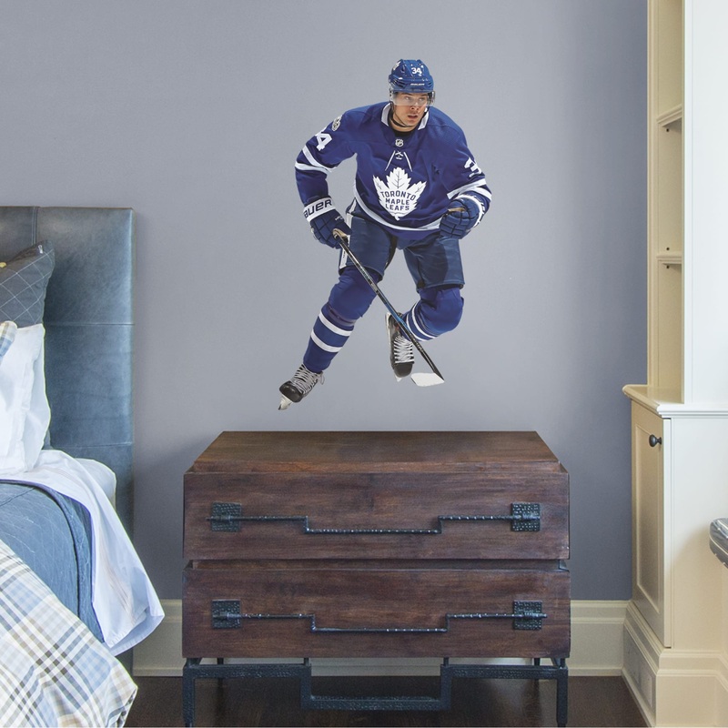 Auston Matthews – RealBig Collection – Official NHL – Toronto Maple Leafs – Reusable Vinyl Wall Decals #1