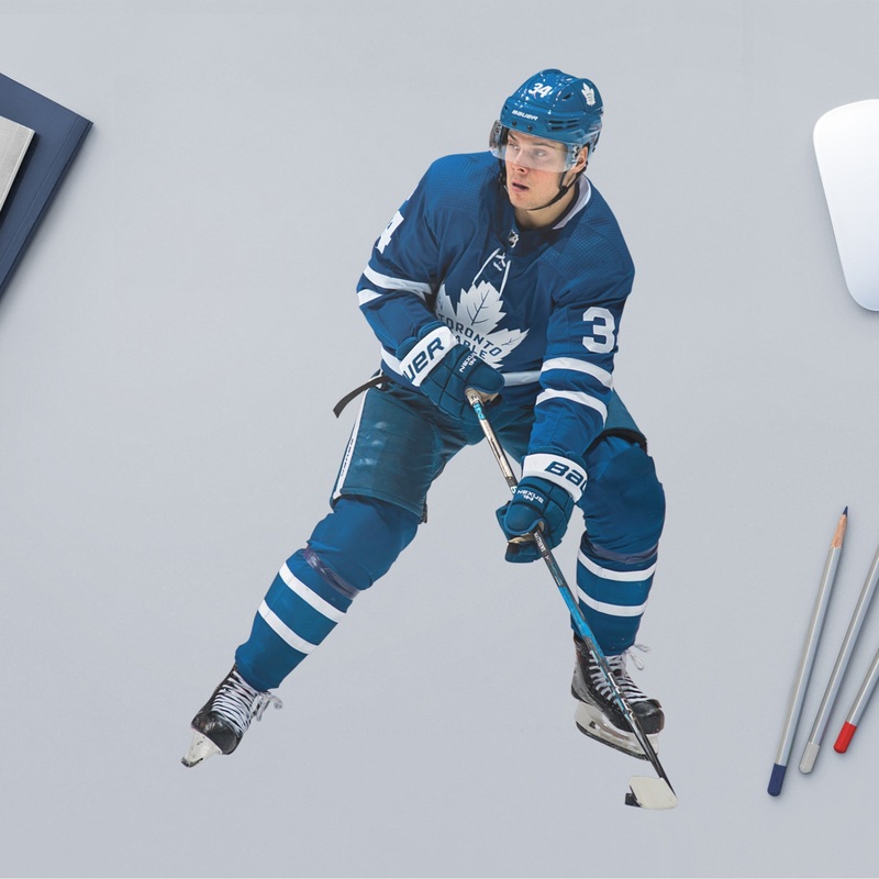 Auston Matthews – RealBig Collection – Official NHL – Toronto Maple Leafs – Reusable Vinyl Wall Decals #2