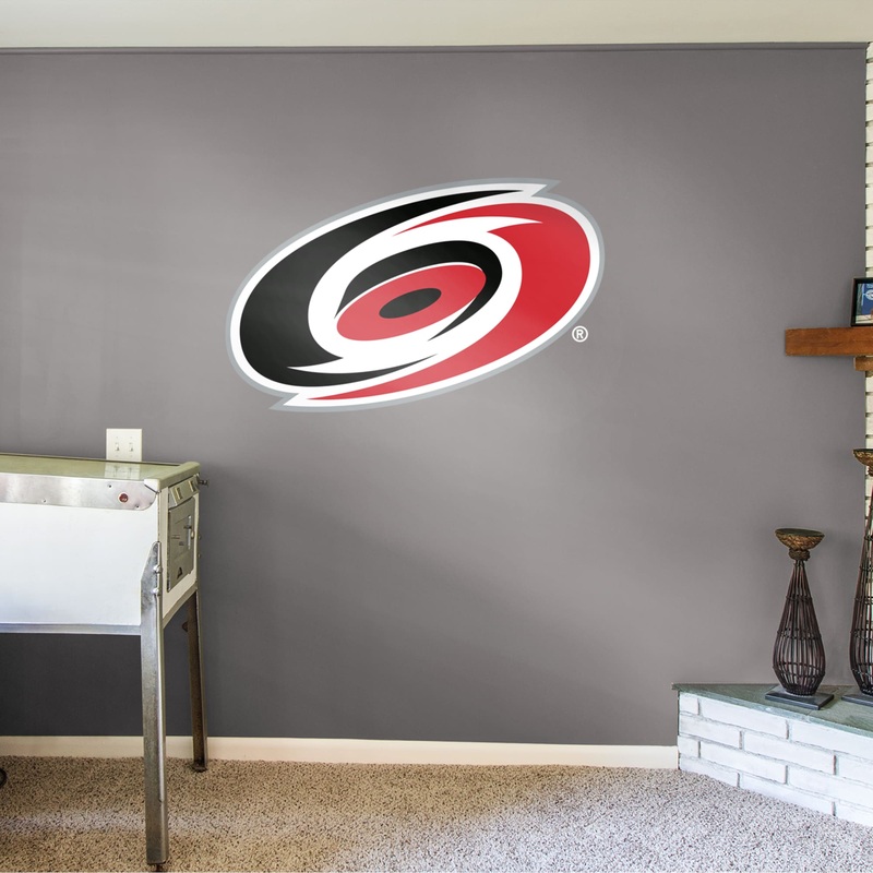 Carolina Hurricanes – RealBig Logo Collection – Official NHL – Reusable Vinyl Wall Decals