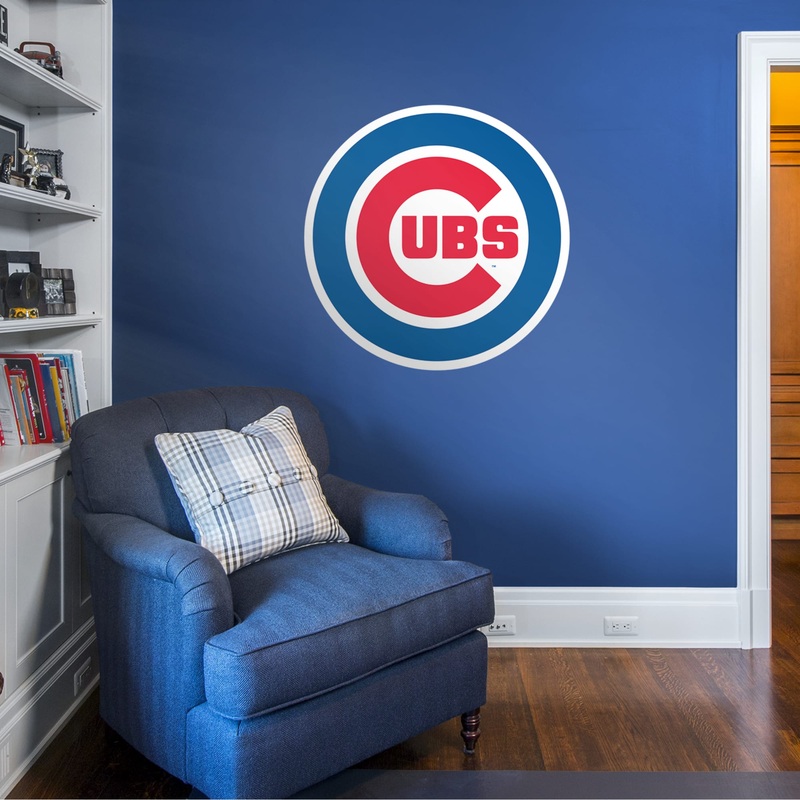Chicago Cubs – RealBig Logo Collection – Official MLB – Reusable Vinyl Wall Decals