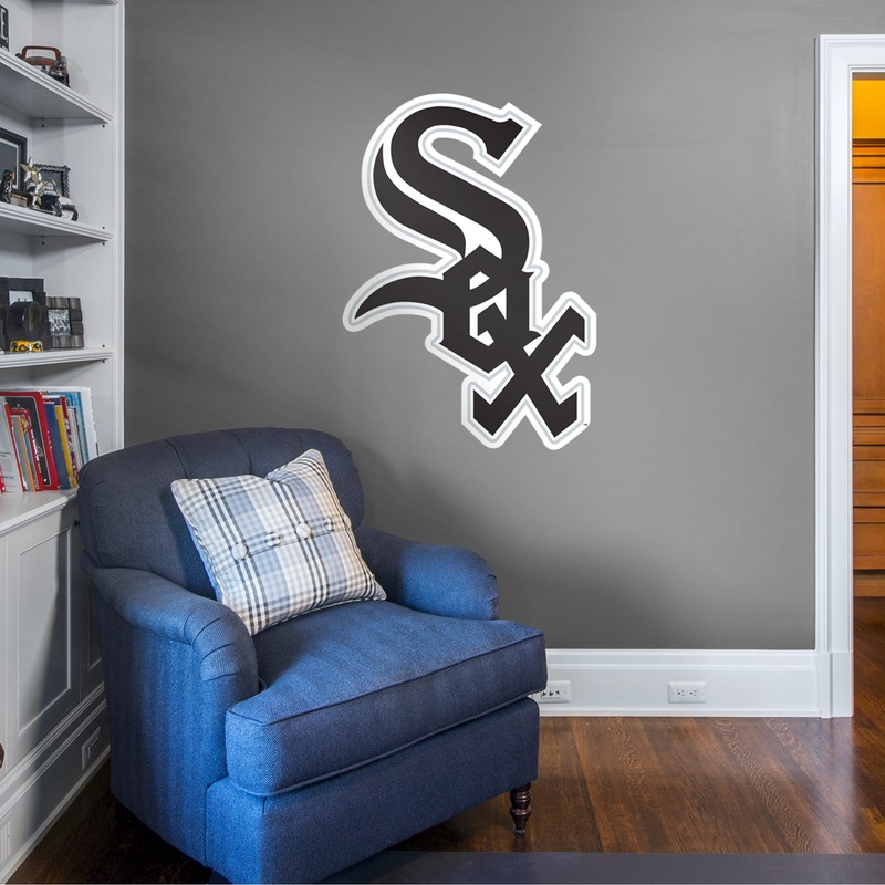 Chicago White Sox – RealBig Logo Collection – Official MLB – Reusable Vinyl Wall Decals