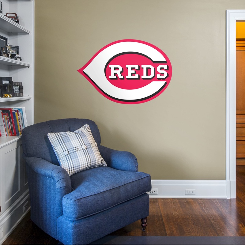 Cincinnati Reds – RealBig Logo Collection – Official MLB – Reusable Vinyl Wall Decals