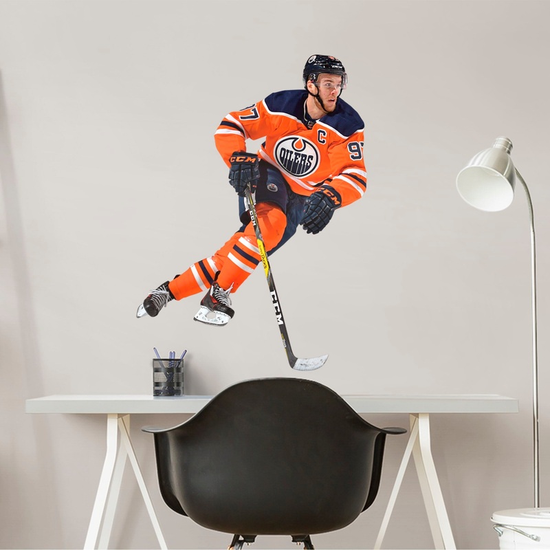 Connor McDavid – RealBig Collection – Official NHL – Edmonton Oilers – Reusable Vinyl Wall Decals #1