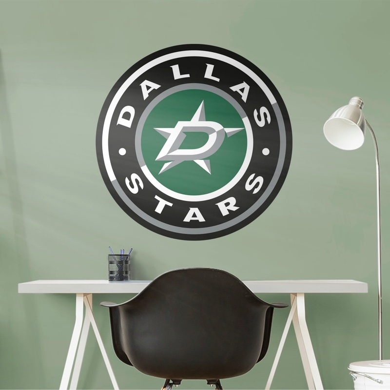 Dallas Stars – RealBig Alternate Logo Collection – Official NHL – Reusable Vinyl Wall Decals
