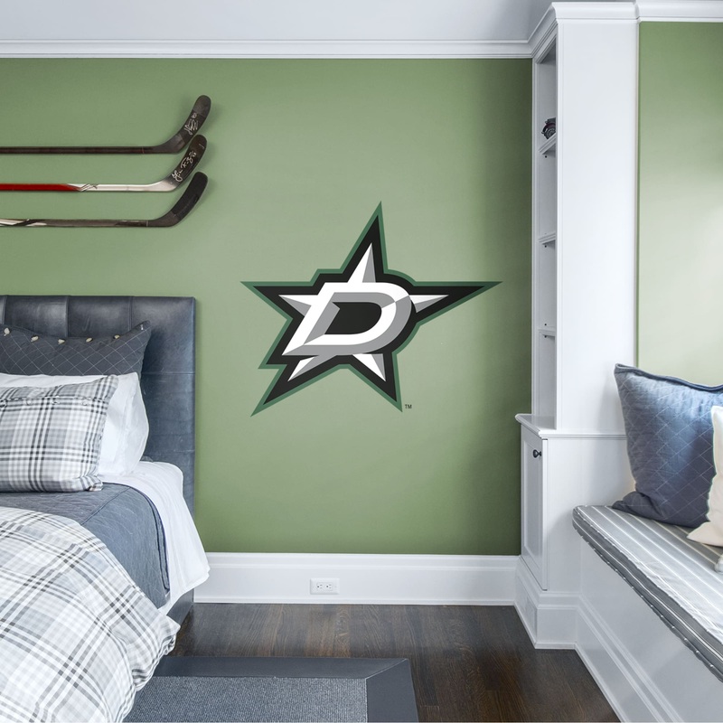 Dallas Stars – RealBig Logo Collection – Official NHL – Reusable Vinyl Wall Decals