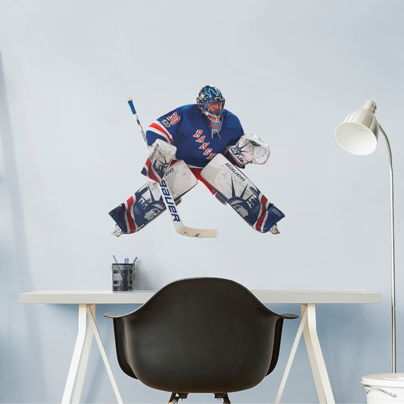 Henrik Lundqvist – RealBig Collection – Official NHL – New York Rangers – Reusable Vinyl Wall Decals