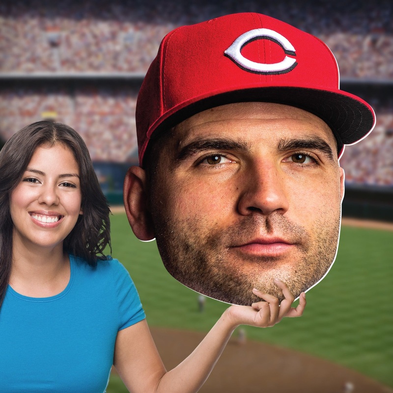 Joey Votto – Big Head – Official MLB – Cincinnati Reds – Foam Core Cutout