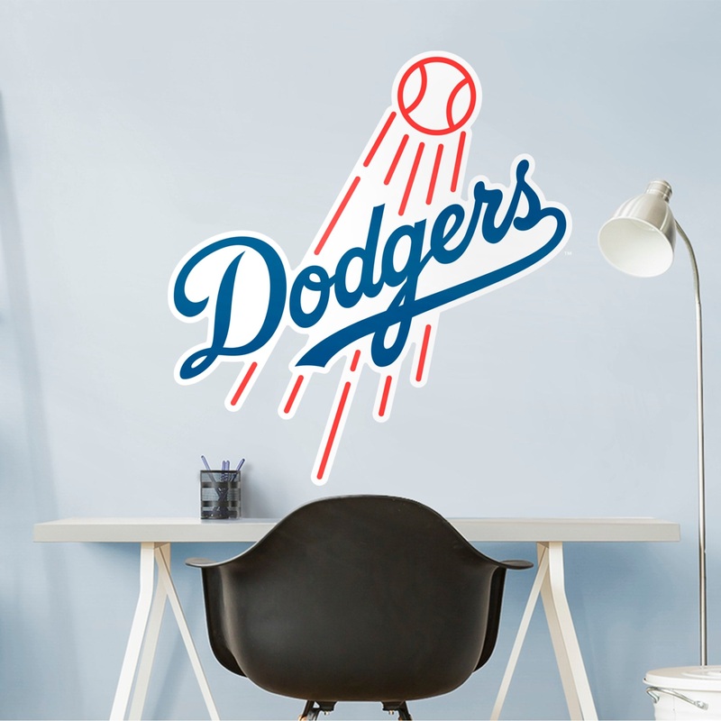 Los Angeles Dodgers – RealBig Logo Collection – Official MLB – Reusable Vinyl Wall Decals