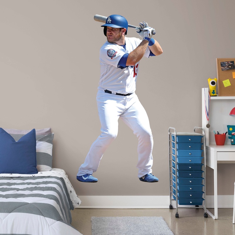 Max Muncy – RealBig Collection – Official MLB – Los Angeles Dodgers – Reusable Vinyl Wall Decals #1