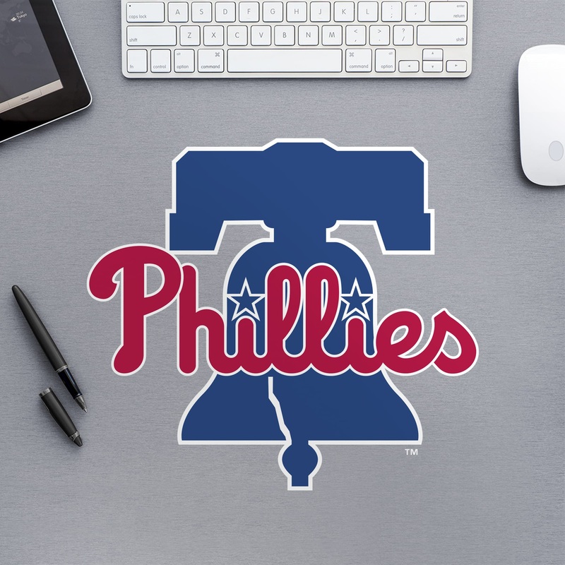 Philadelphia Phillies – RealBig Logo Collection – Official MLB – Reusable Vinyl Wall Decals