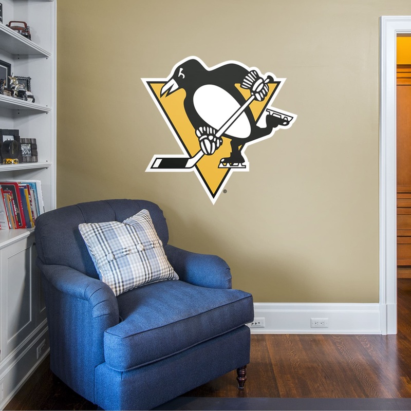 Pittsburgh Penguins – RealBig Logo Collection – Official NHL – Reusable Vinyl Wall Decals