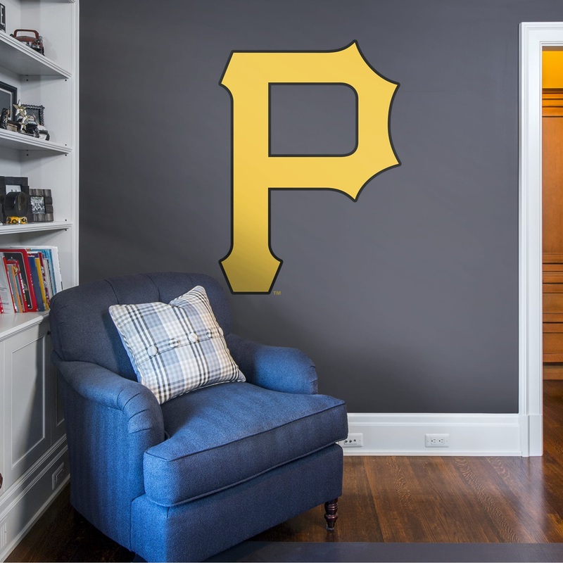 Pittsburgh Pirates – RealBig Logo Collection – Official MLB – Reusable Vinyl Wall Decals