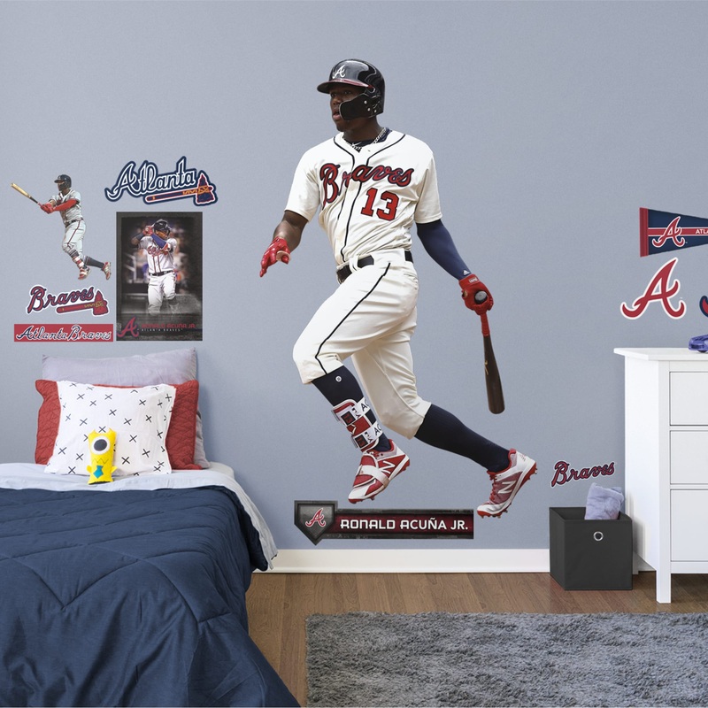 Ronald Acua Jr. – RealBig Collection – Official MLB – Atlanta Braves – Reusable Vinyl Wall Decals #1