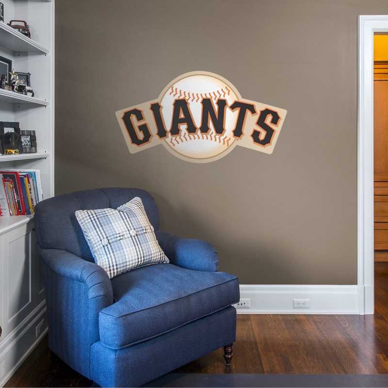 San Francisco Giants – RealBig Logo Collection – Official MLB – Reusable Vinyl Wall Decals