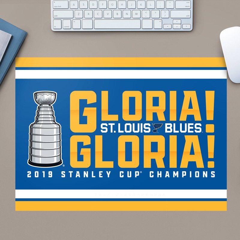 St. Louis Blues – RealBig 2019 Stanley Cup Champions Logo Collection – Official NHL – Reusable Vinyl Wall Decals #1