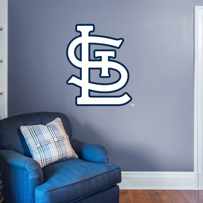 St. Louis Cardinals – RealBig Alternate Logo Collection – Official MLB – Reusable Vinyl Wall Decals